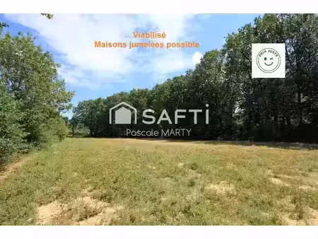 vente terrain à batir 1752 m² à villaudric (31620)  164 000 €