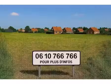 vente terrain 463 m² à bois-bernard (62320)  87 000 €