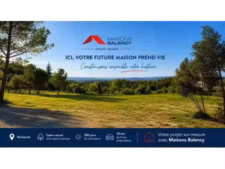 vente terrain 400 m² à montpezat (30730)  134 900 €