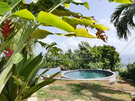 villa t5 meublée avec piscine vue mer - schoelcher