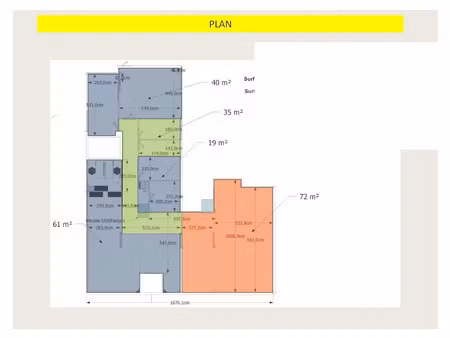 vente locaux professionnels 7 pièces 227 m² à rouen (76000)  500 000 €