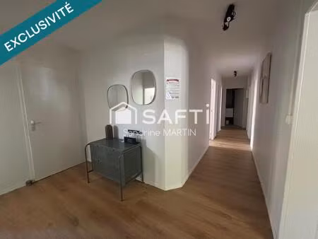 appartement t5  105m2  rdc surélevé  cave