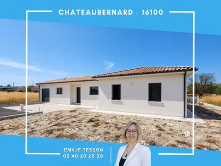 ? maison neuve de plain-pied à louer – 3 chambres – gara