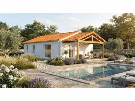 terrain avec maison neuve à vendre