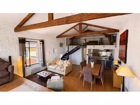 villefranche-sur-mer centre historique magnifique loft 3 pieces de 98m2 en duplex...