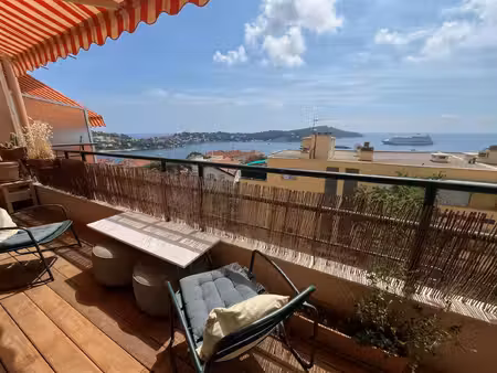 villefranche-sur-mer magnifique appartement 3 pieces avec terrasse  vue mer  en dernier...