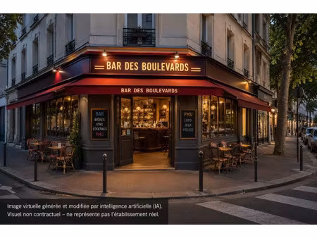 bar de quartier fort potentiel