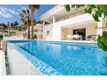 exclusivite - eze magnifique villa contemporaine  piscine  vue mer panoramique  garage ...