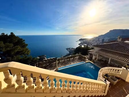 magnifique propriete provencale surplombant la mer et monaco avec piscine  garages et...