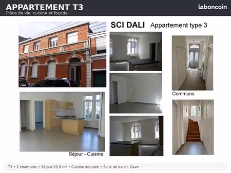 appartement t3 lens