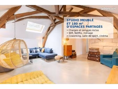 coliving avec salle de sport  coworking  salon cinéma...