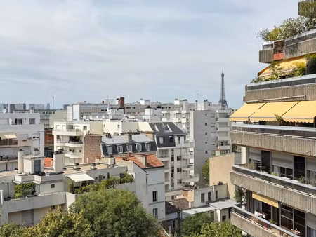 studio avec terrasse  vue tour eiffel - saint- lambert paris