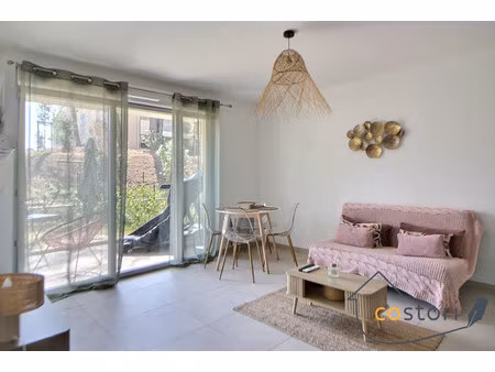 charmant t2 meublé avec terrasse et jardin – résidence neuve