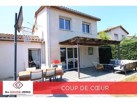 frouzins : villa t5 de 106 m² avec jardin clos et intimiste de 273 m²