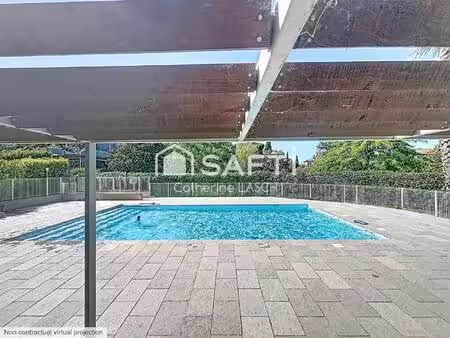 t2 avec 2 loggias  piscine et parking – une résidence de standing à mauguio  à quelques mi