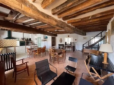 meung-sur-loire  centre bourg ancien moulin de 157 m2
