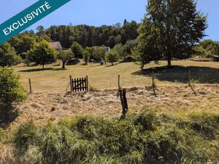 terrain constructible de 3348 m2 au calme à salins les bains ( jura)