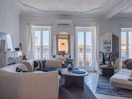 marseille 13006 - cours lieutaud - colocation meublée - 4 chambres --160 11 m² / carrez 6°