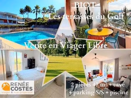 viager libre - f66 ans - biot (06410)