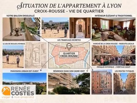viager occupé - f90-h93 ans - lyon (69004)