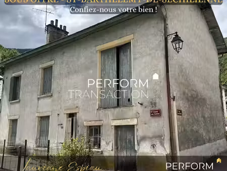 achat maison 3 pièces 97m² st barthelemy de sechilienne 38220
