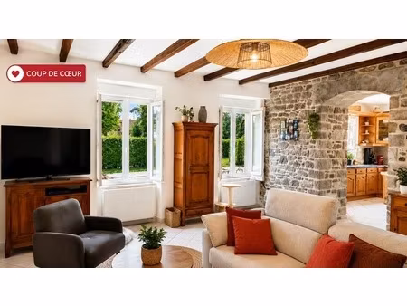 pleurtuit centre – maison en pierre – 3 chambres + combles aménagés – voie verte à proximi