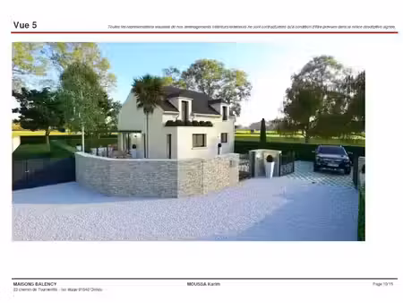 vente maison neuve 6 pièces 100 m² à vayres-sur-essonne (91820)  361 000 €