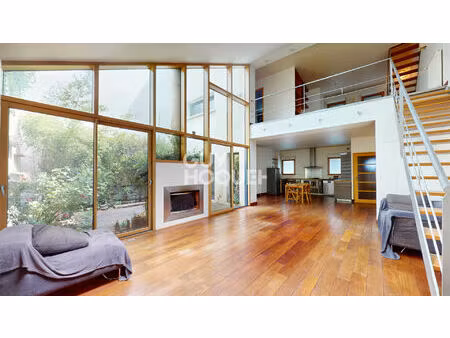 maison loft d'exception avec patio terrasse et garage - les lilas centre-ville