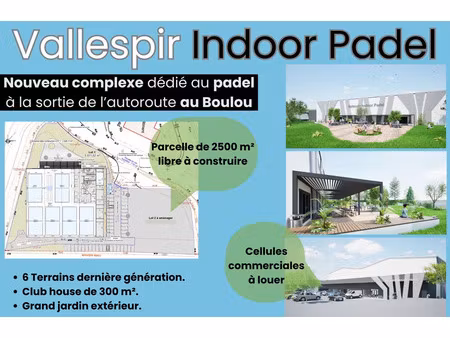 vente terrain 1978m2 le boulou 66160 - 375000 € - surface privée