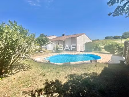 maison avec 4 chambres  jardin  piscine et garage