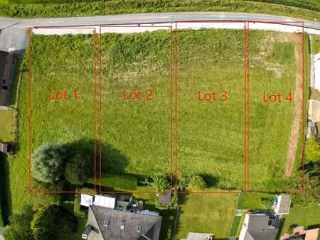 superbe terrain à bâtir de 7ares 04ca pour villa 4 façades