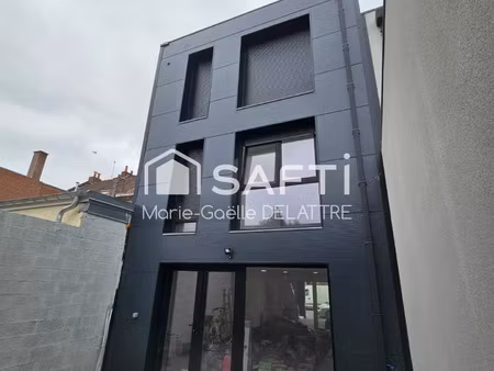 vente immeuble 132 m² mons-en-barœul (59370)