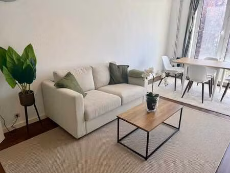 lumineux appartement meublé 1 chambre avec terrasse