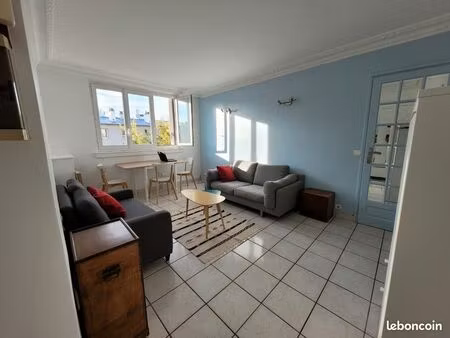nanterre ville  t3 meublé au calme à louer