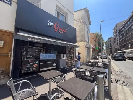 a vendre  snack  restauration rapide  secteur caggnes sur mer centre ville