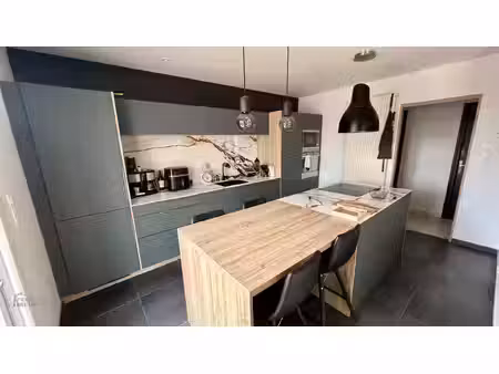 maison néo-bretonne - 153 m2 - jardin paysagé - lanildut  aperçu mer