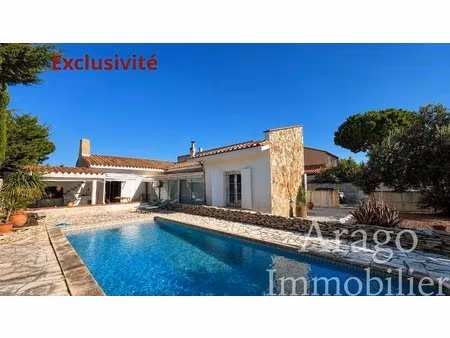 à vendre villa 4 faces plain pied rivesaltes