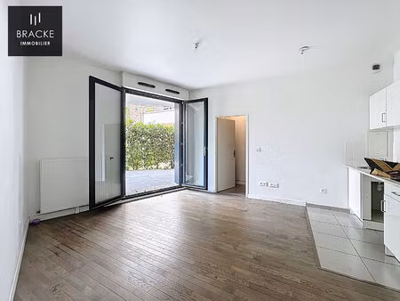 studio en rez de jardin asnières sur seine - 28.20 m²