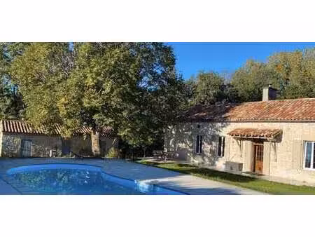 propriété avec piscine et jardin sembas (47)