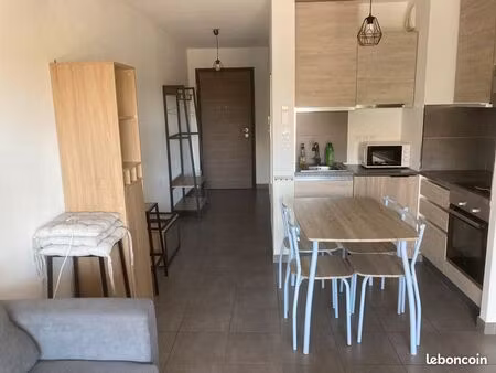 location t2 meublé à furiani  proche bastia  en bail mobilité