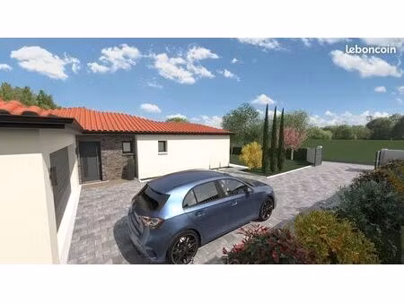 projet de construction d'une maison 130m² + garage double à lentilly (69)