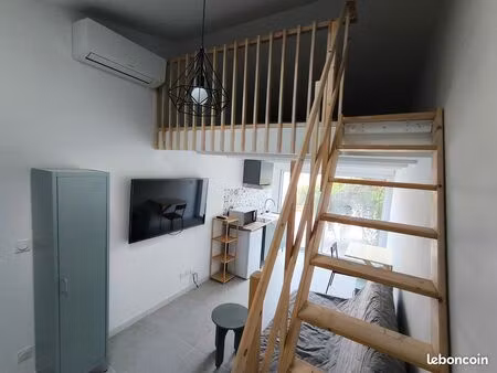studio meublé neuf - 18 m² - mimet