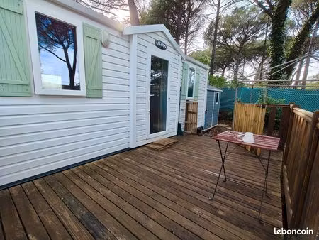 mobil-home irm 29m2 sur parcelle
