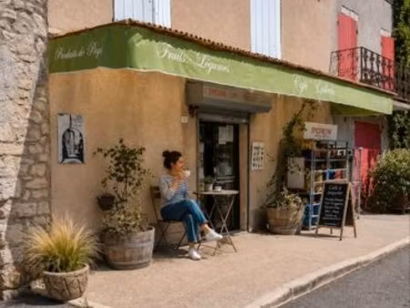 épicerie de village avec grand appartement