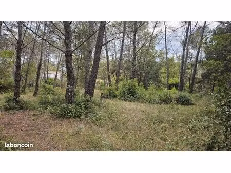 terrain 1 200 m² bagnols en foret