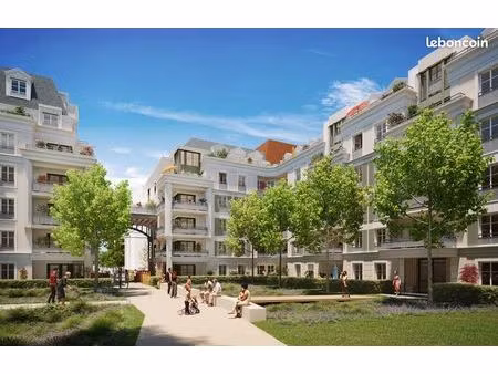 t2 48m² – terrasse  jardin & parking – quartier eiffel  le blanc-mesnil