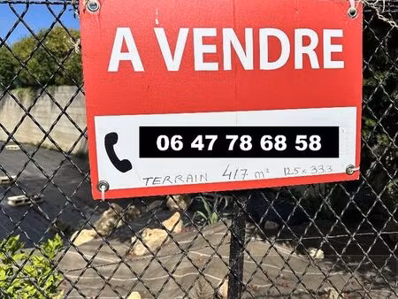terrain 417 m² palaiseau