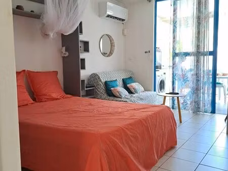 studio meublé à 100 m de la plage - le diamant