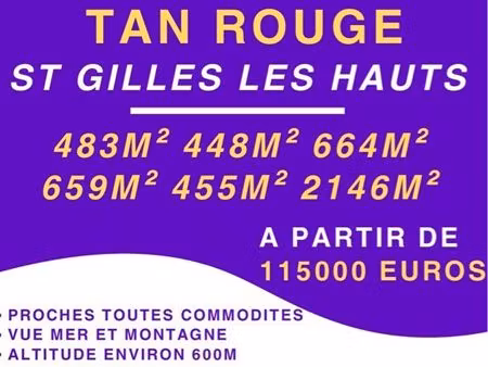terrains à vendre