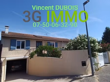 maison 125m2 + terrasse + grand sous-sol + studio (26100) romans/isere